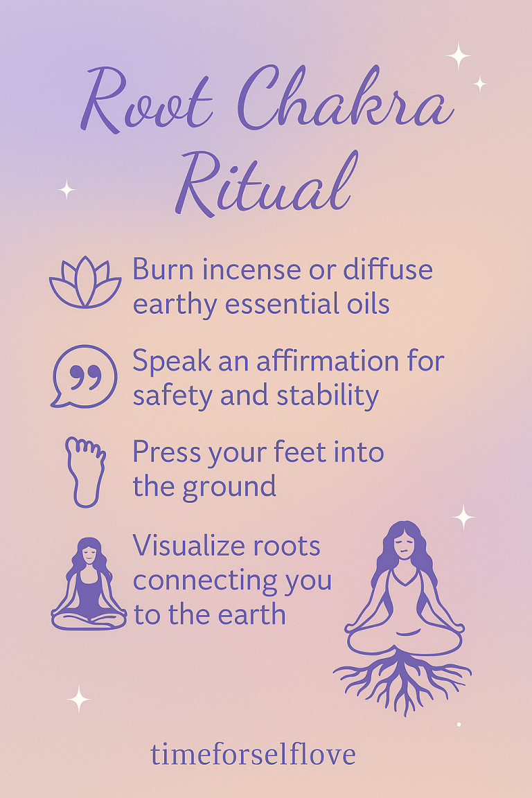 Rooted to Rise — A Self-Love Ritual for the Root Chakra